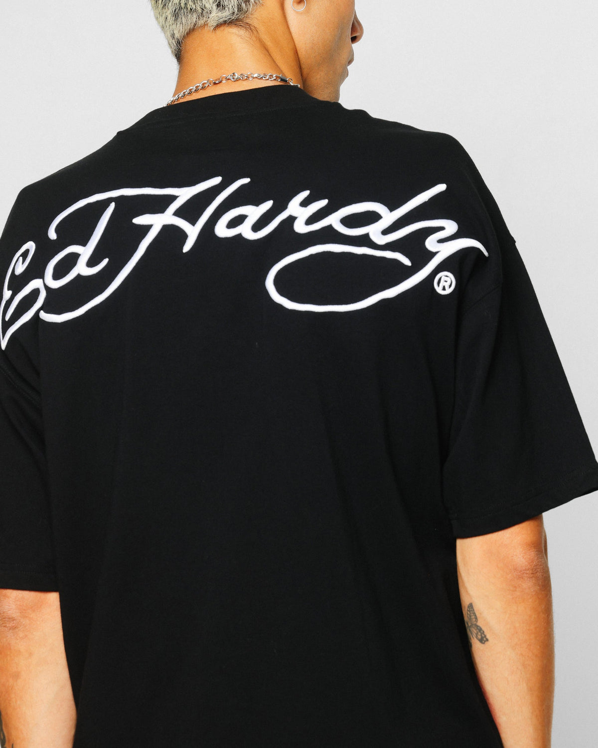 Ed Hardy Dragon Oversized T-Shirt Black