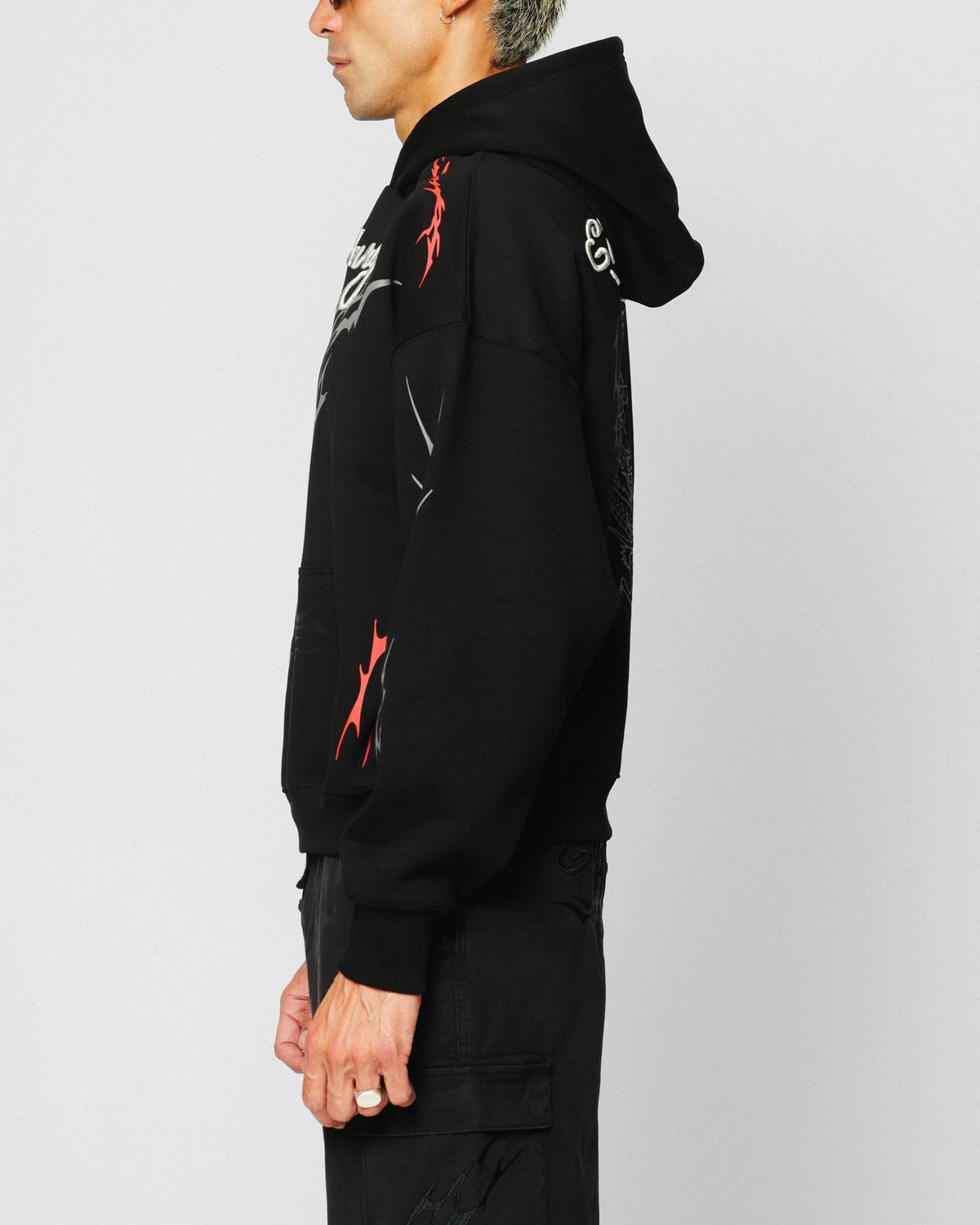 Ed Hardy Electric Hoodie Black