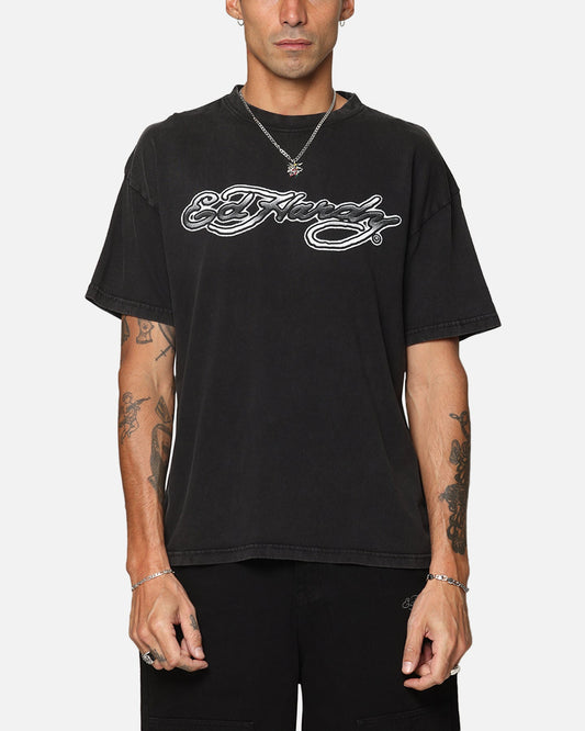 Ed Hardy Tribal T-Shirt Black