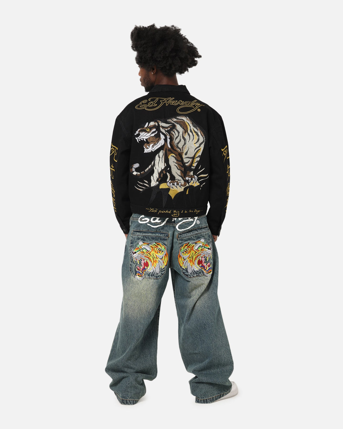 Ed Hardy Never Again Jacket Black