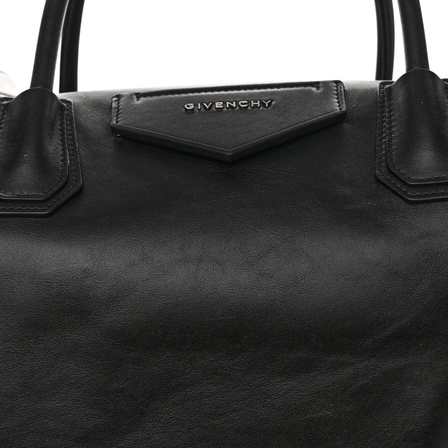 Smooth Calfskin Large Soft Antigona Black