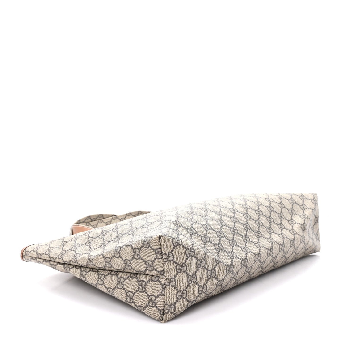 GG Plus Monogram Medium Signature Web Loop Tote Light Brown