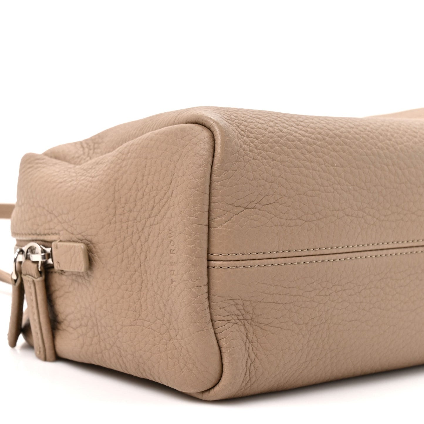 Grained Calfskin Astra Bag Dark Taupe
