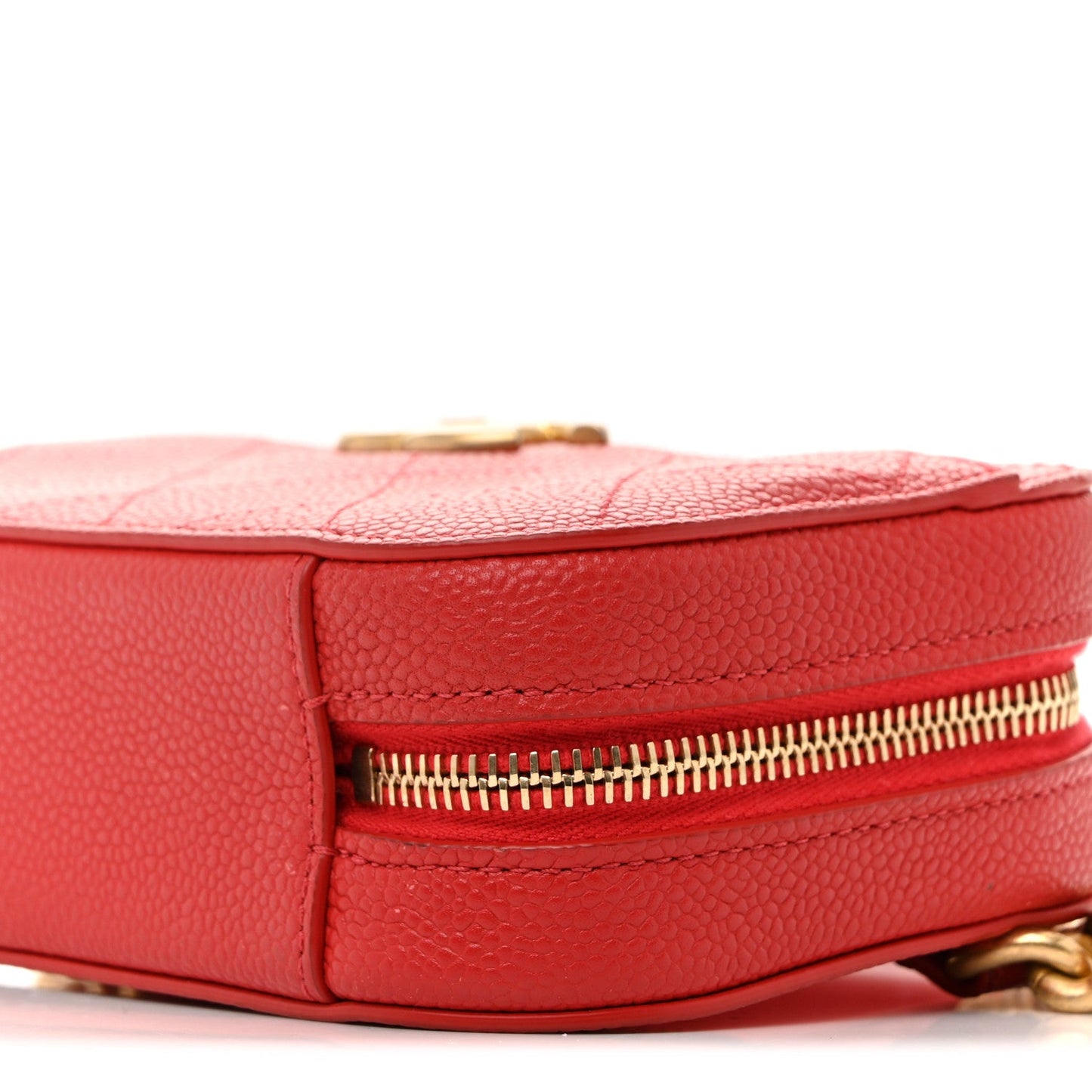 Caviar Quilted Waist Bag Red