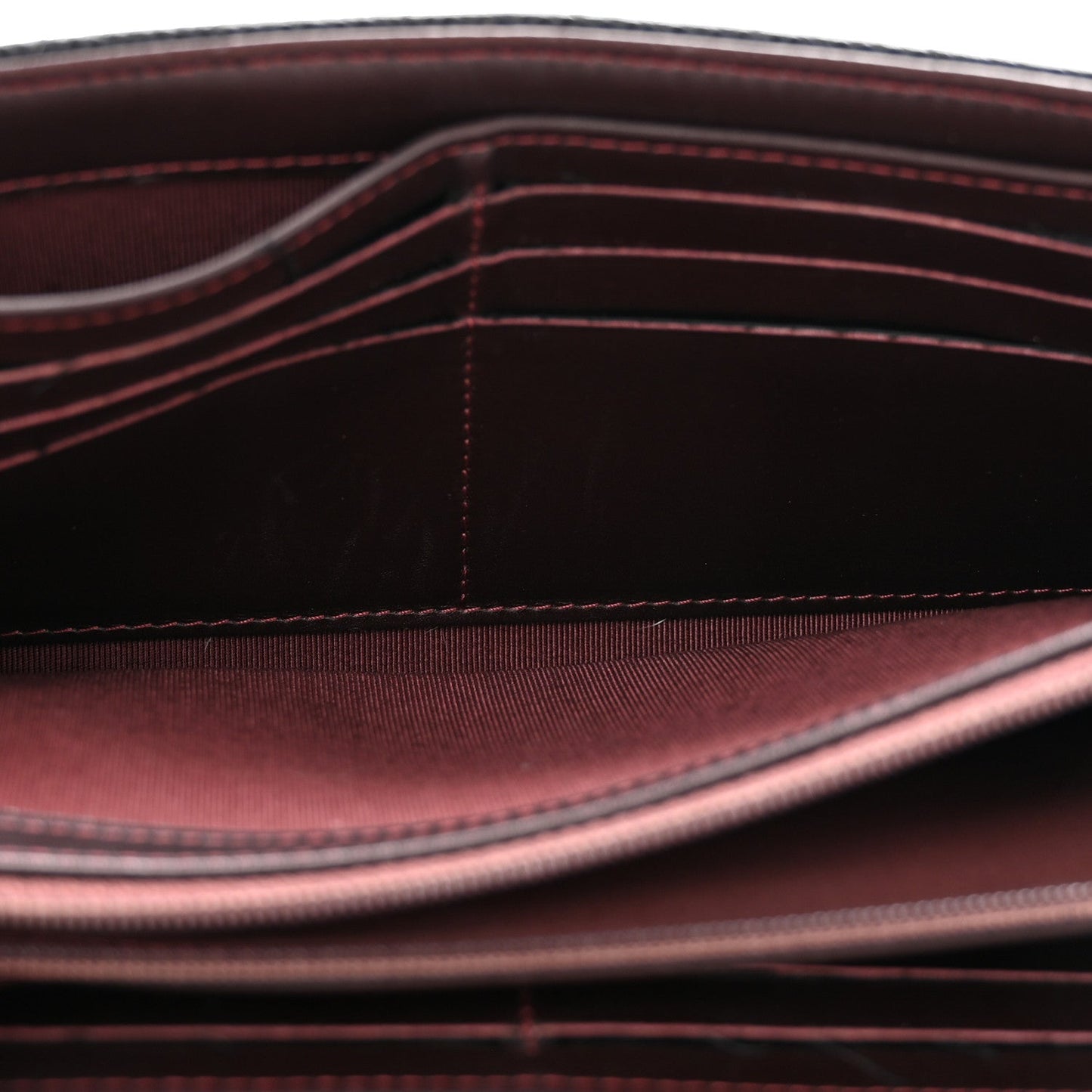 Caviar Quilted Large Gusset Flap Wallet Black