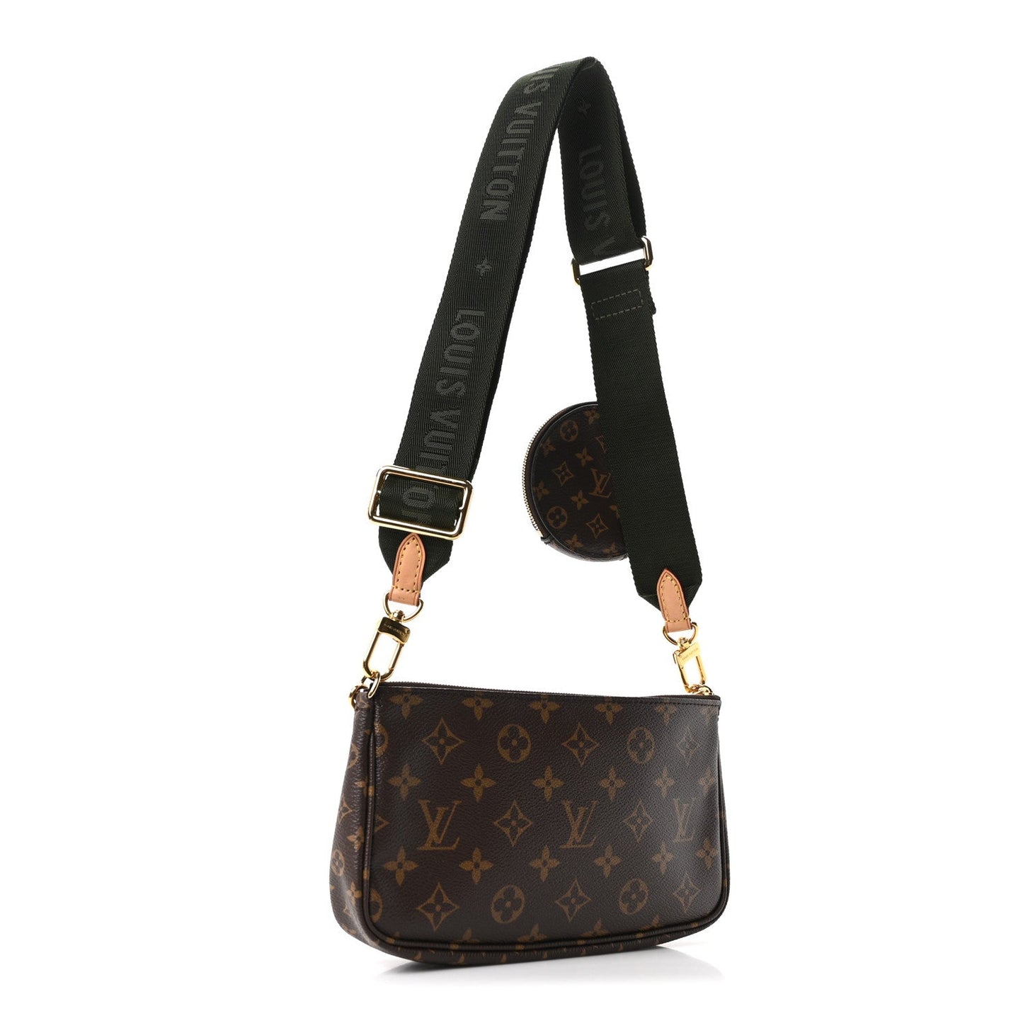 Monogram Multi Pochette Accessories Kaki Kaki