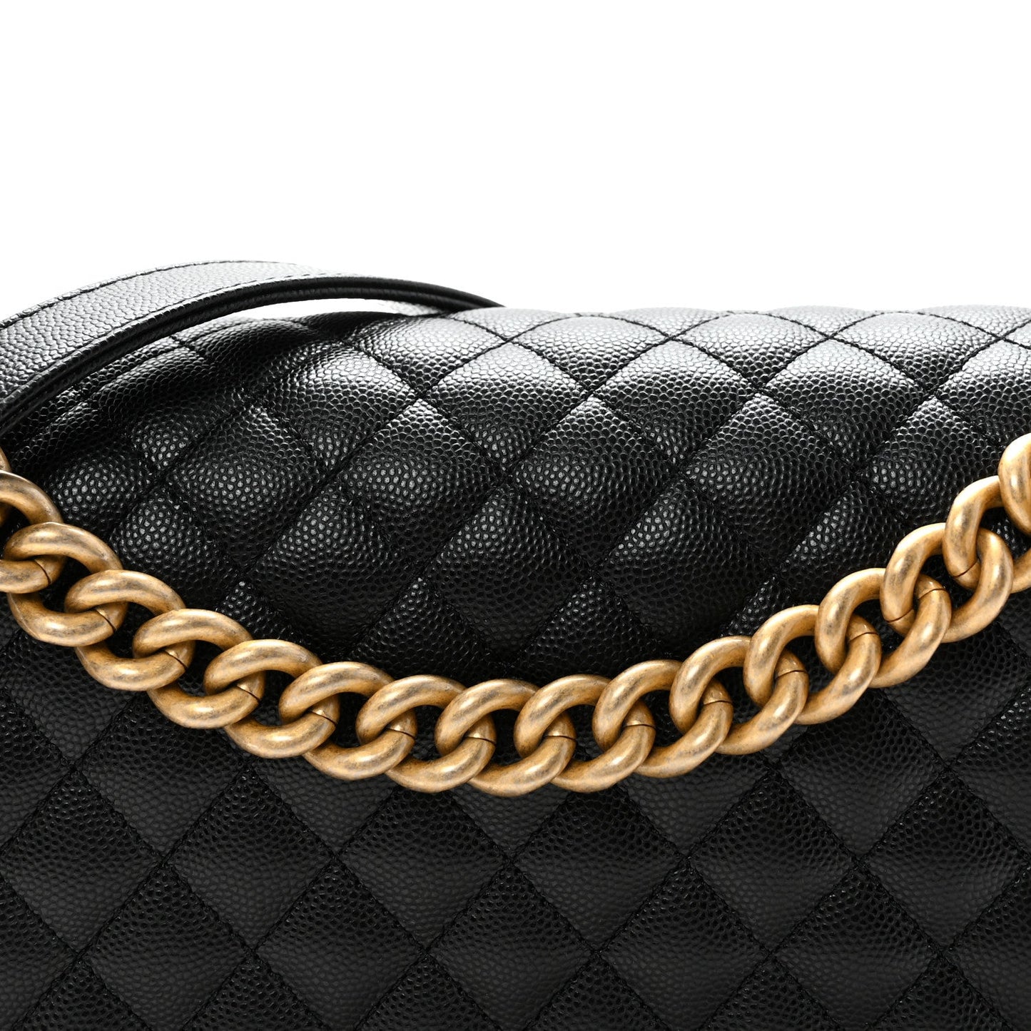 Caviar Quilted New Medium Boy Flap Black