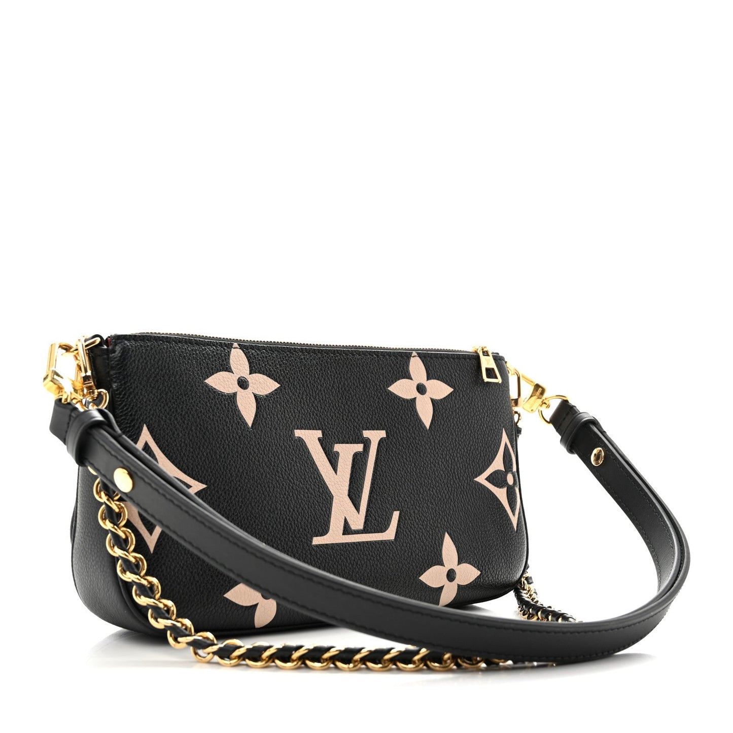 Empreinte Monogram Giant Multi Pochette Accessories Black Beige