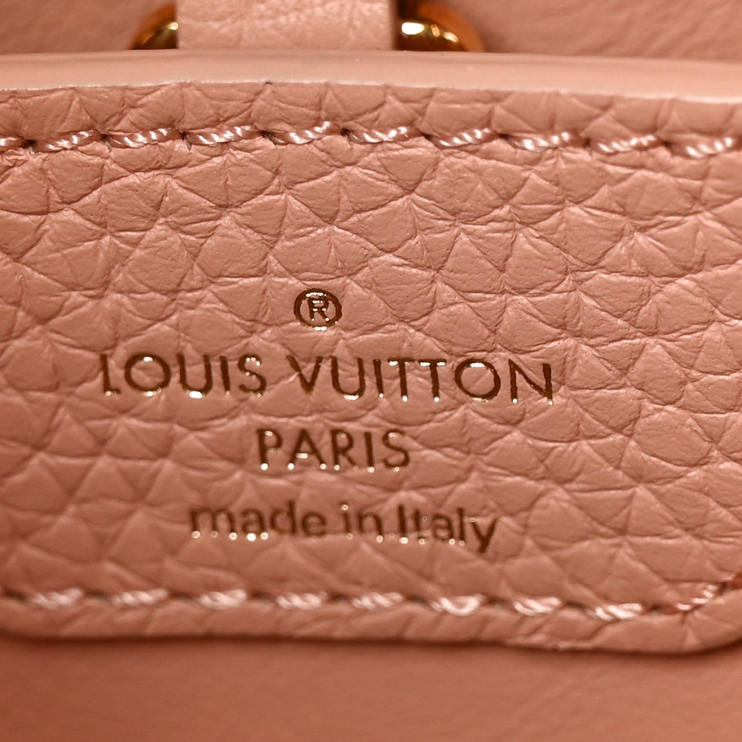 Taurillon Capucines BB Rose Trianon Creme