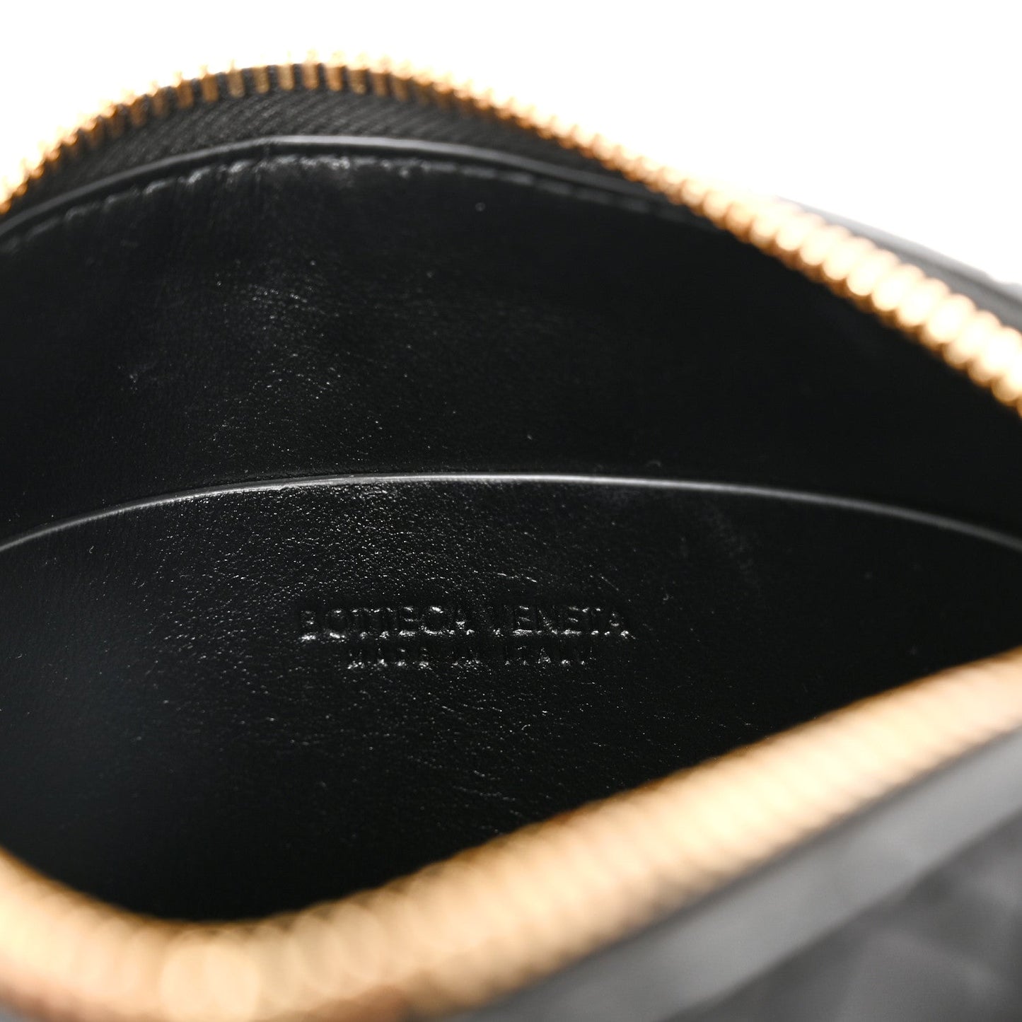 Calfskin Intrecciato Small Loop Top Handle Black
