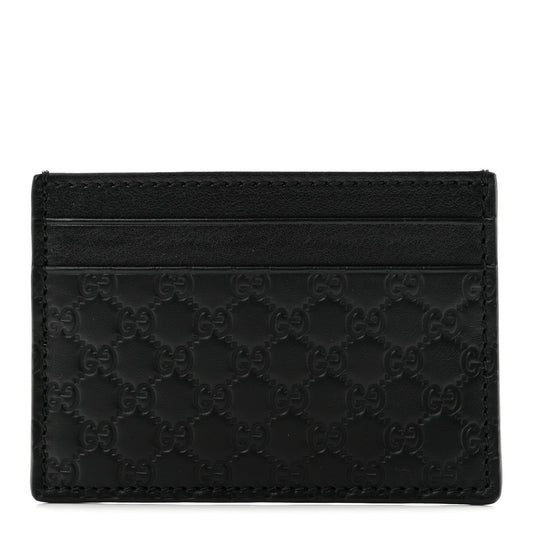 Microguccissima Card Holder Black