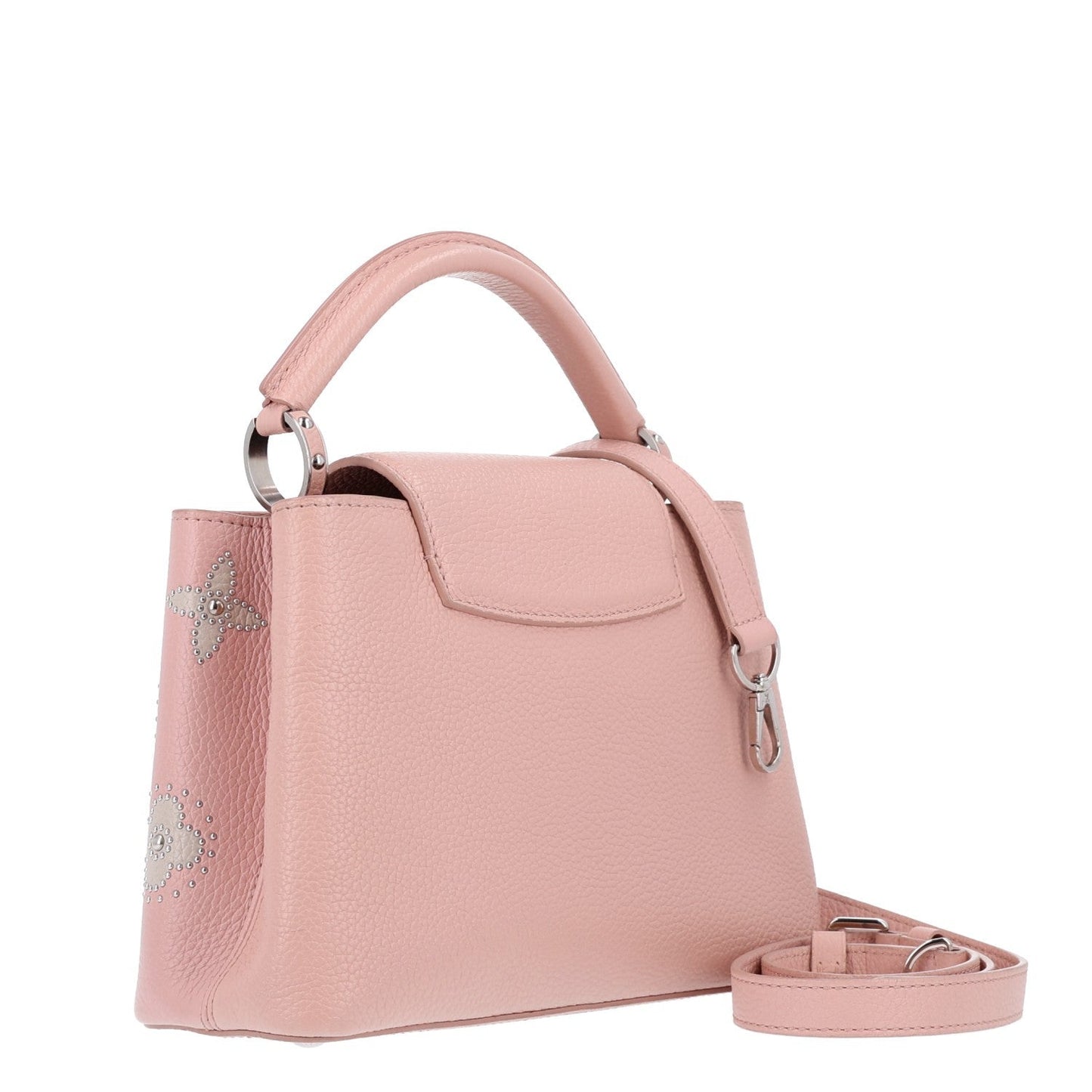 Taurillon Studded Flowers Capucines BB Magnolia