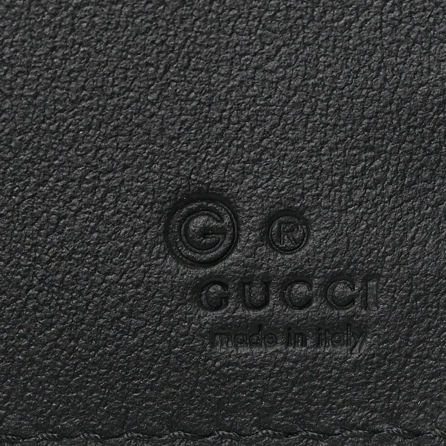Microguccissima Bi-Fold Wallet Black