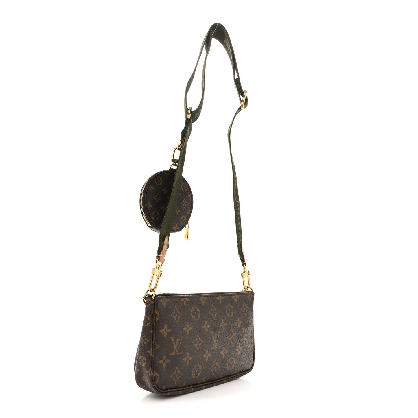 Monogram Multi Pochette Accessories Kaki