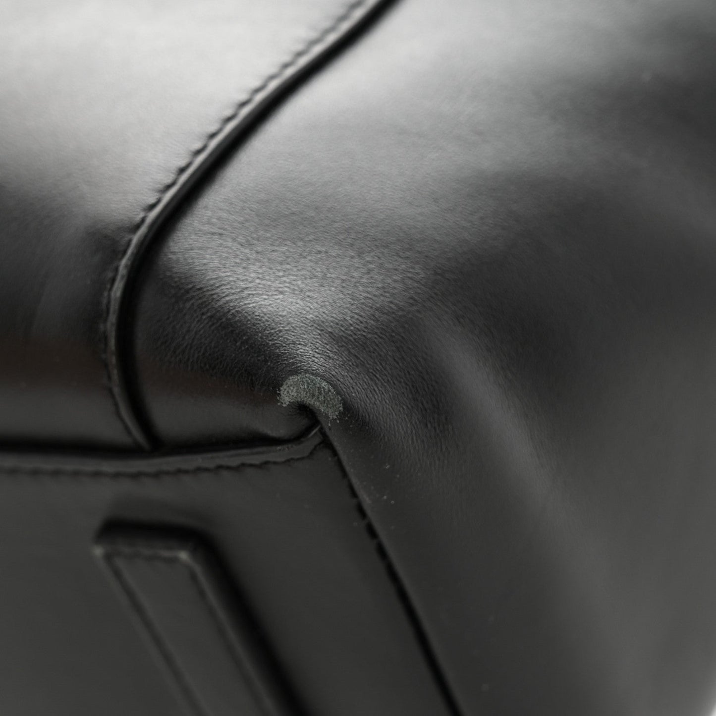 Box Calfskin Small Antigona Sport Top Handle Bag  Black