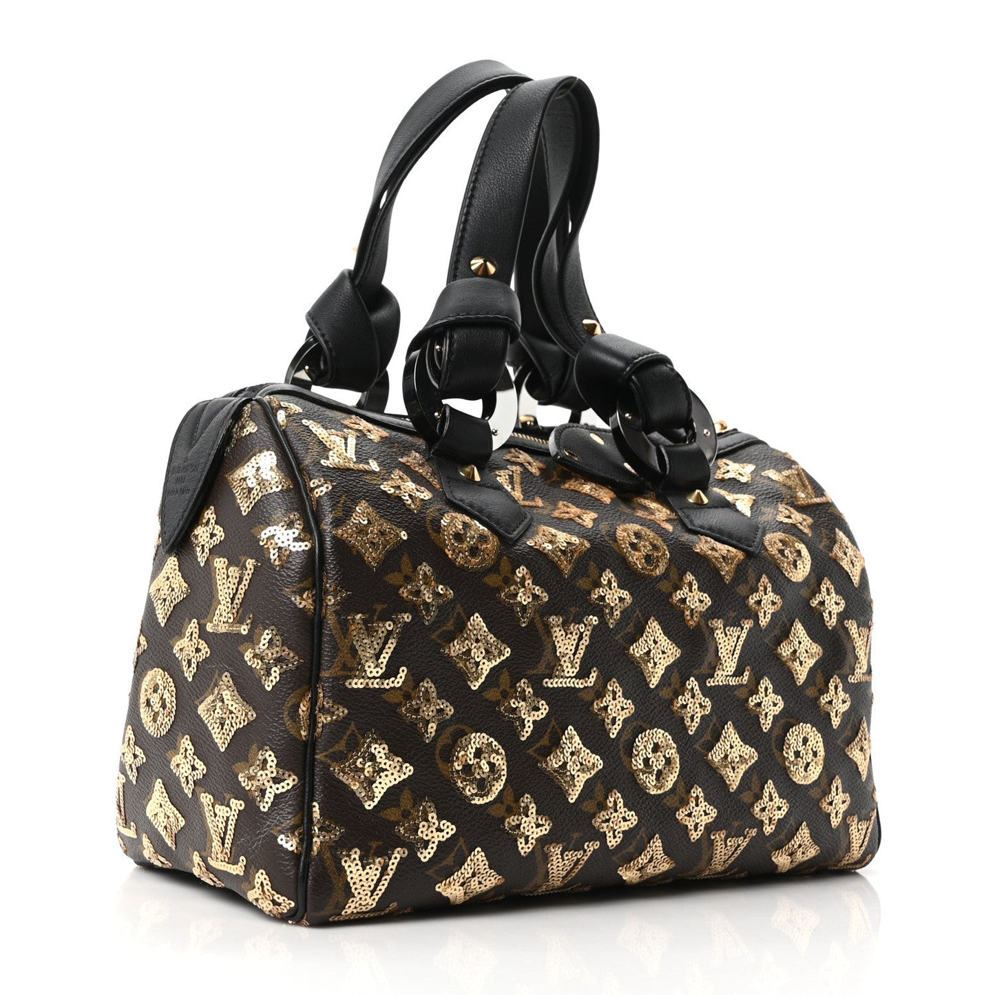Monogram Sequins Eclipse Speedy 28 Gold