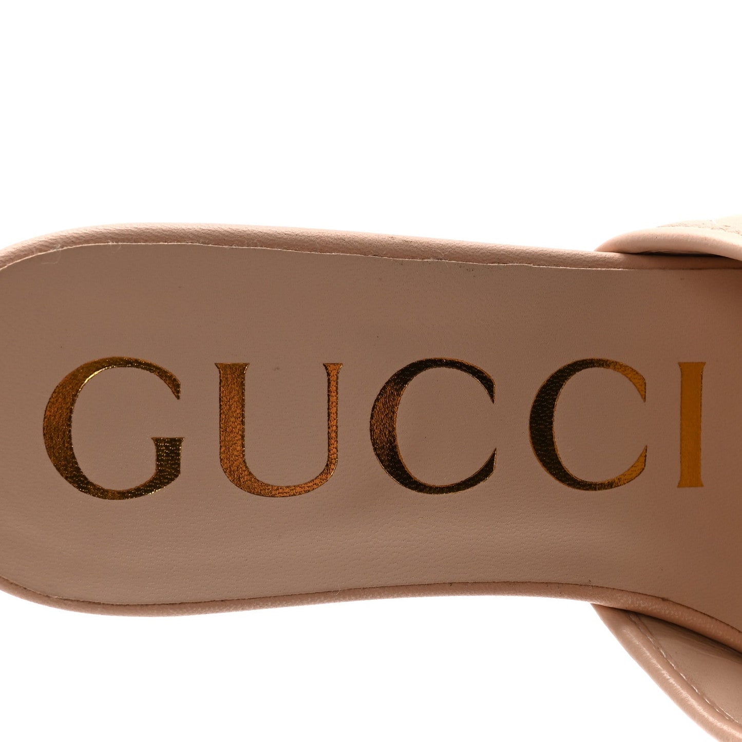 Nappa Matelasse GG Marmont Flat Slide Sandals 36 Skin Rose