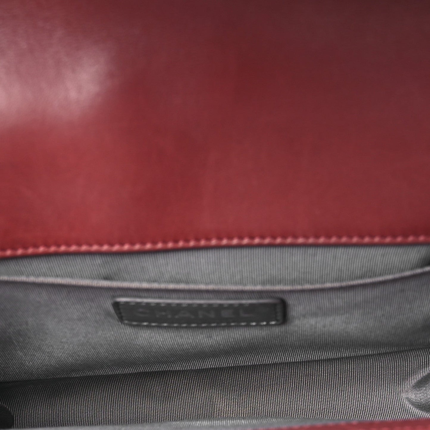 Lambskin Quilted Medium Boy Flap Dark Pink