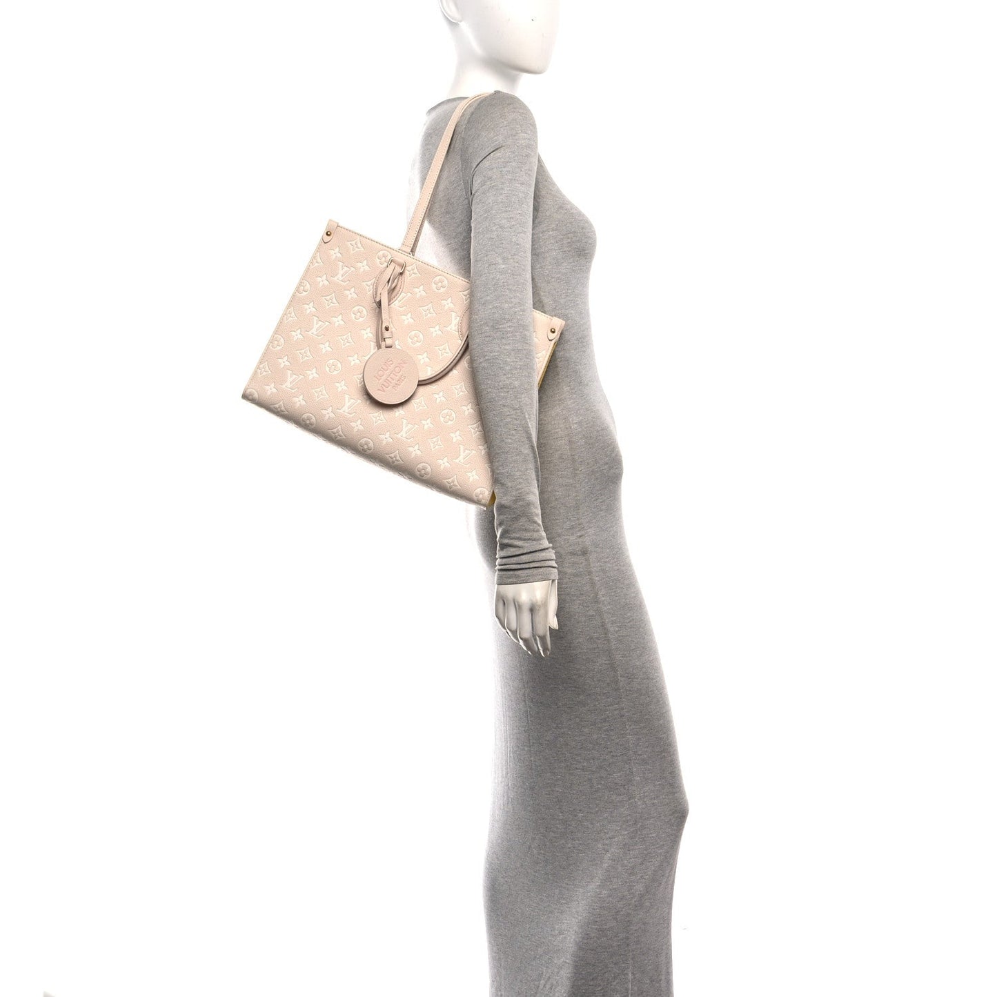 Empreinte Monogram Spring In The City Onthego MM Beige Pink Yellow