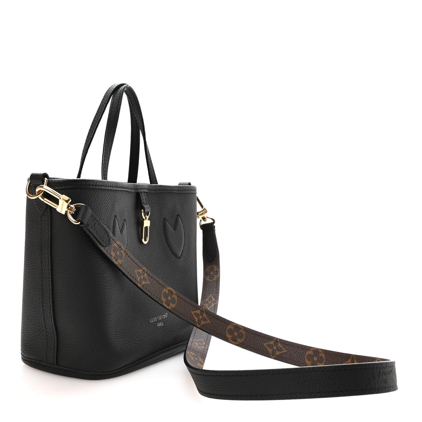 Monogram Neverfull Inside Out Bandouliere BB Black