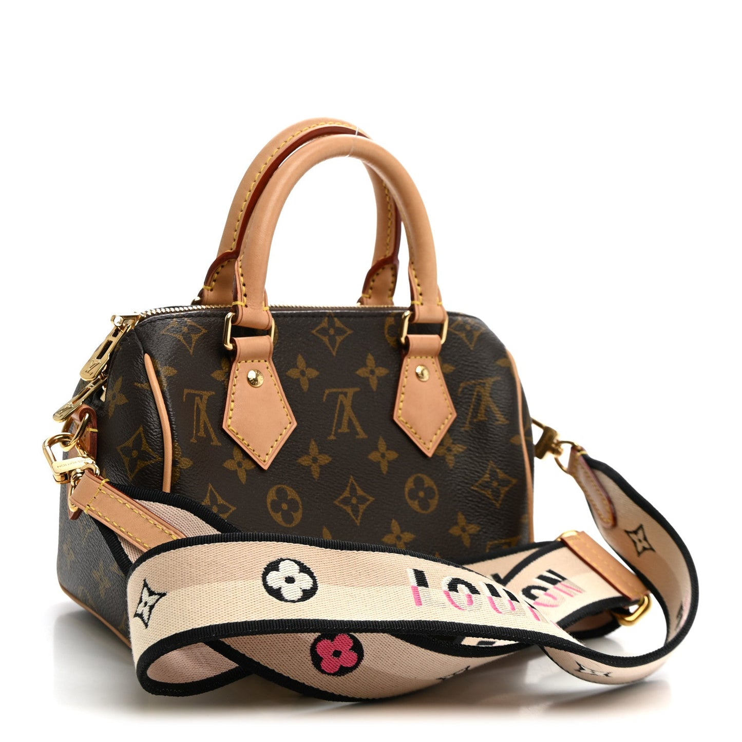 Monogram Speedy Bandouliere 20 Black
