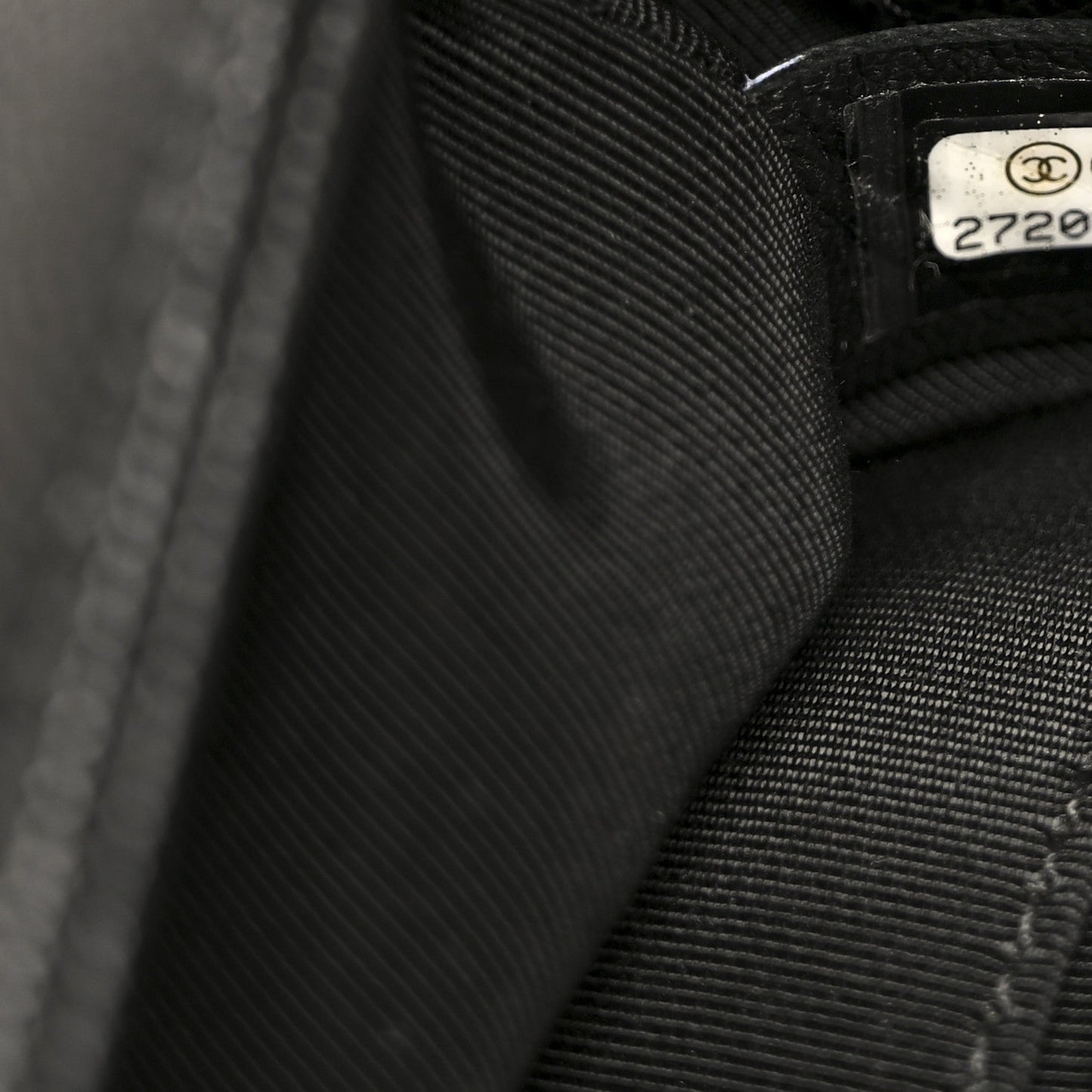 Caviar Quilted Small Boy Flap Black