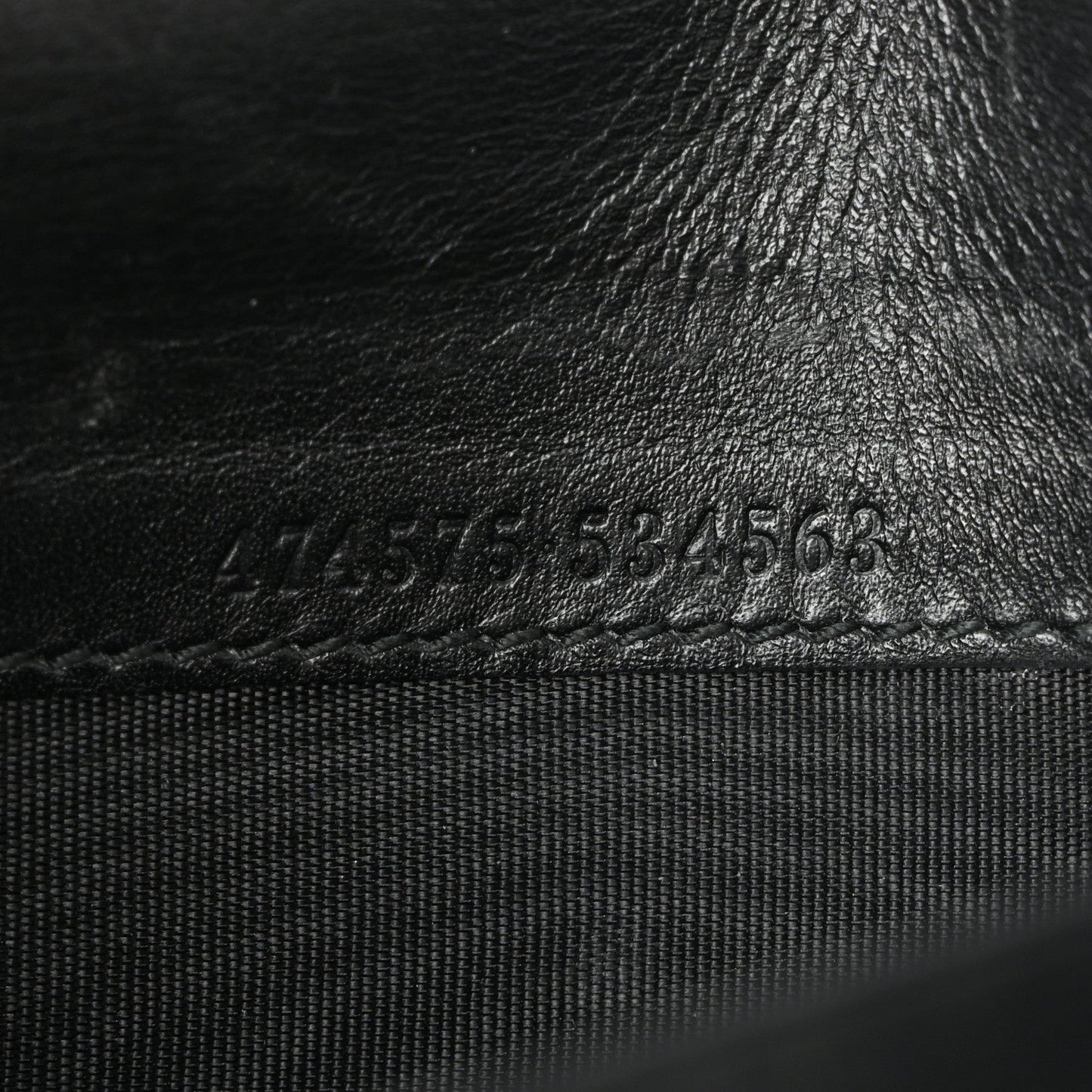 Calfskin Matelasse GG Marmont Chain Wallet Black