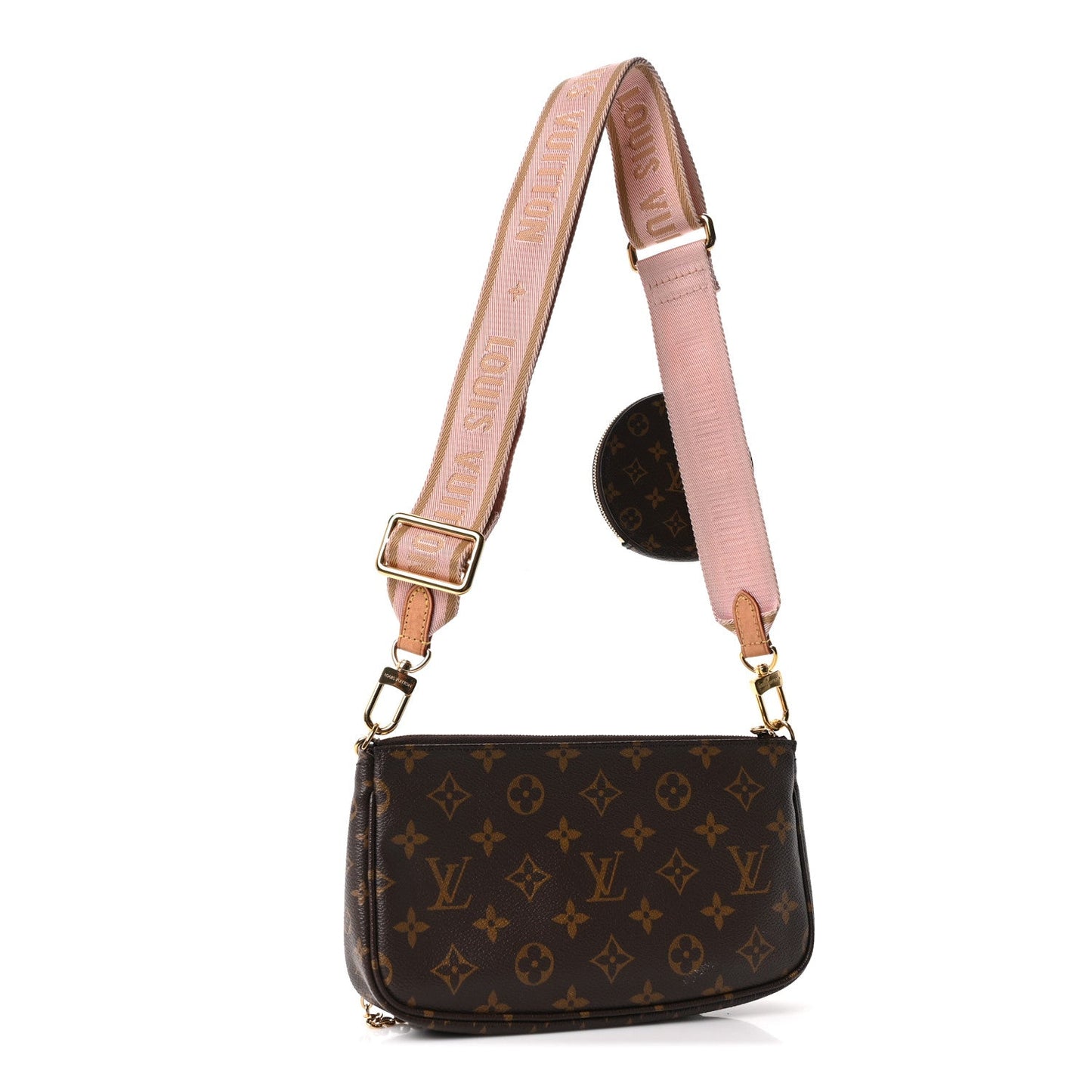 Monogram Multi Pochette Accessories Rose Clair