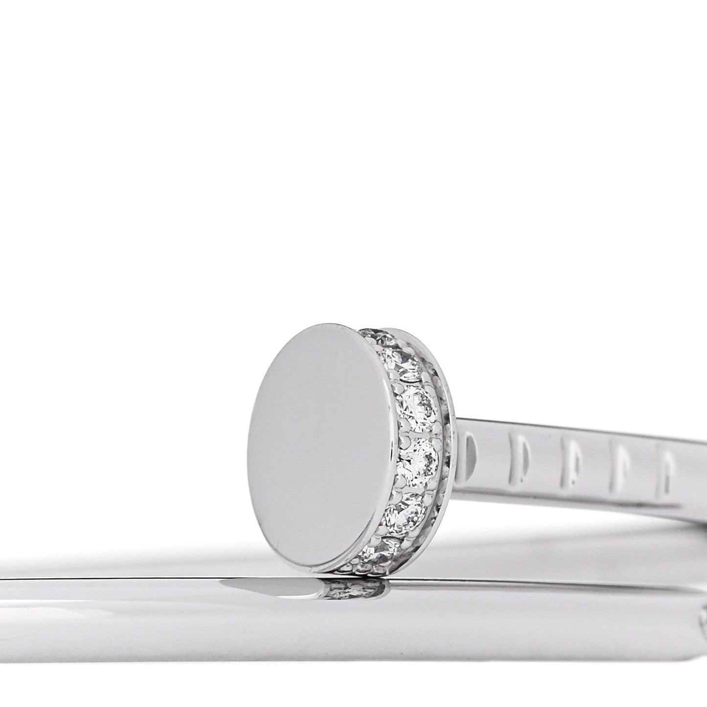 18K White Gold Diamond Small Juste Un Clou 16