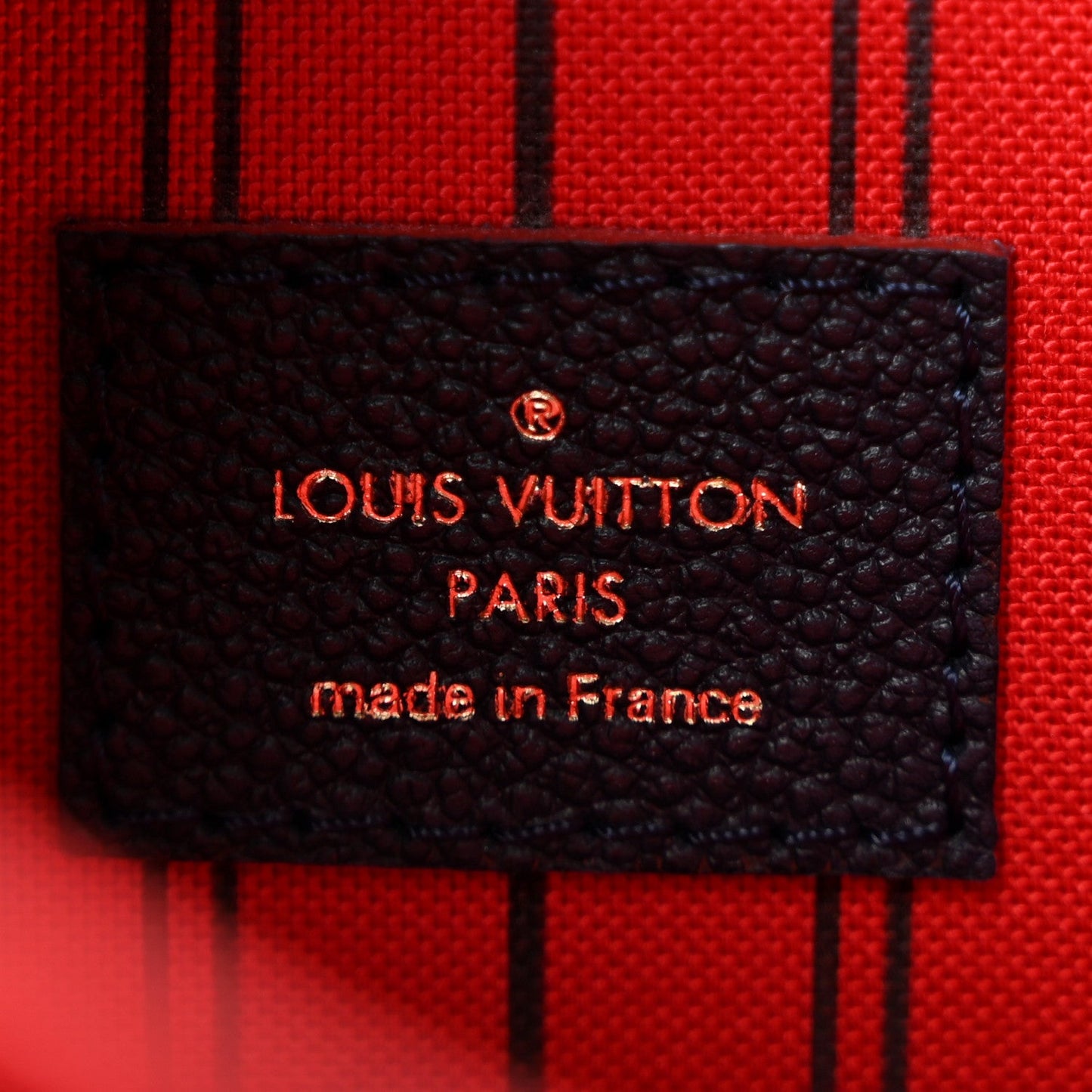 Empreinte Pochette Metis Marine Rouge