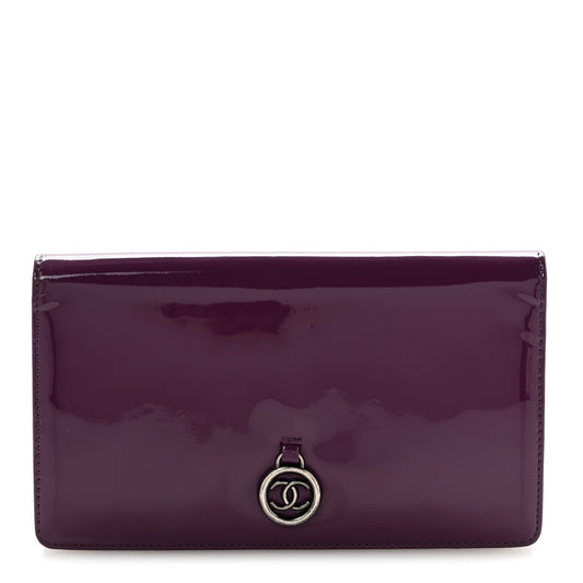 Patent Coco Cabas Yen Wallet Purple