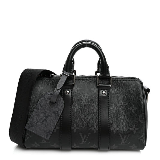 Reverse Monogram Eclipse Keepall Bandouliere 25