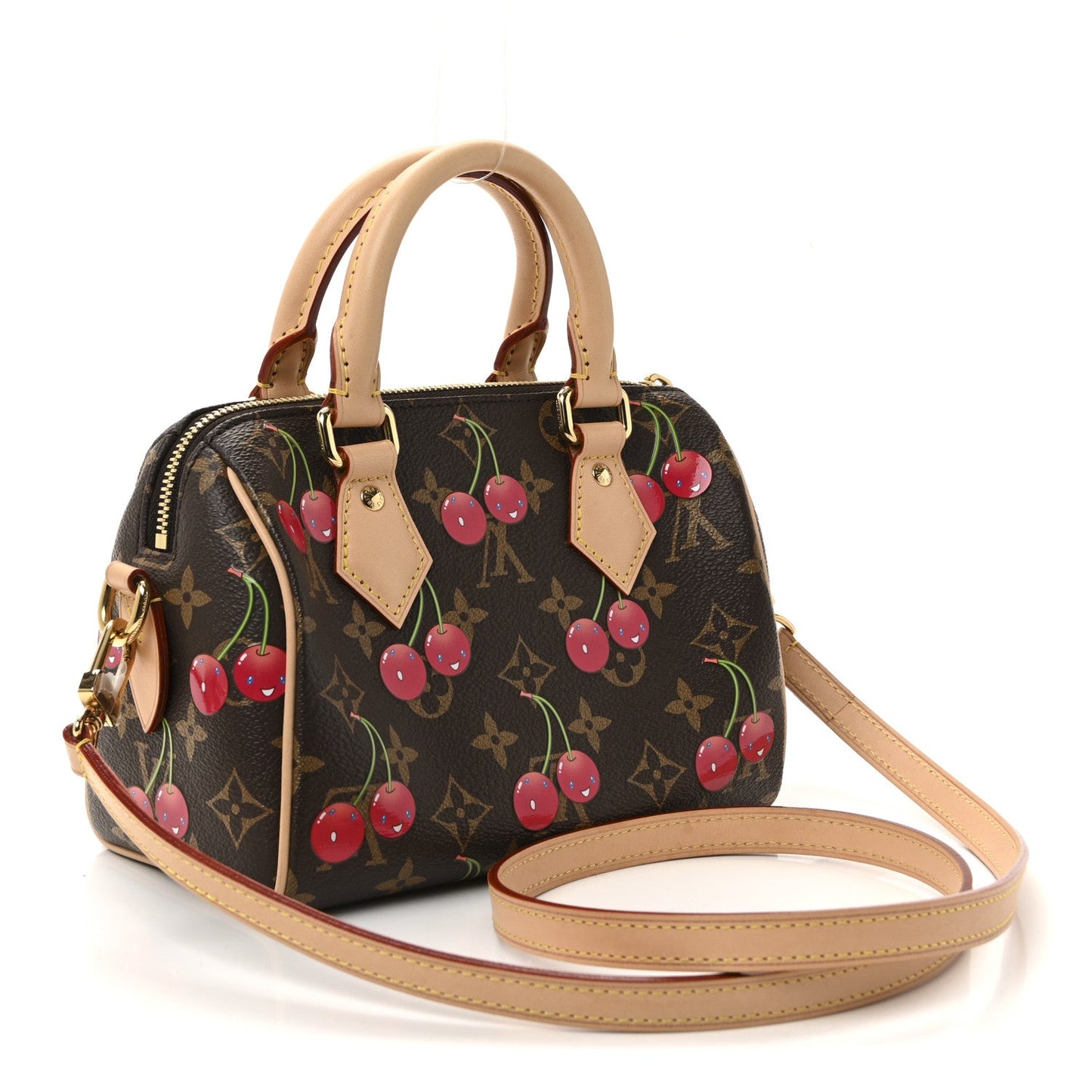 LV X TM Monogram Cerises Speedy Bandouliere 20