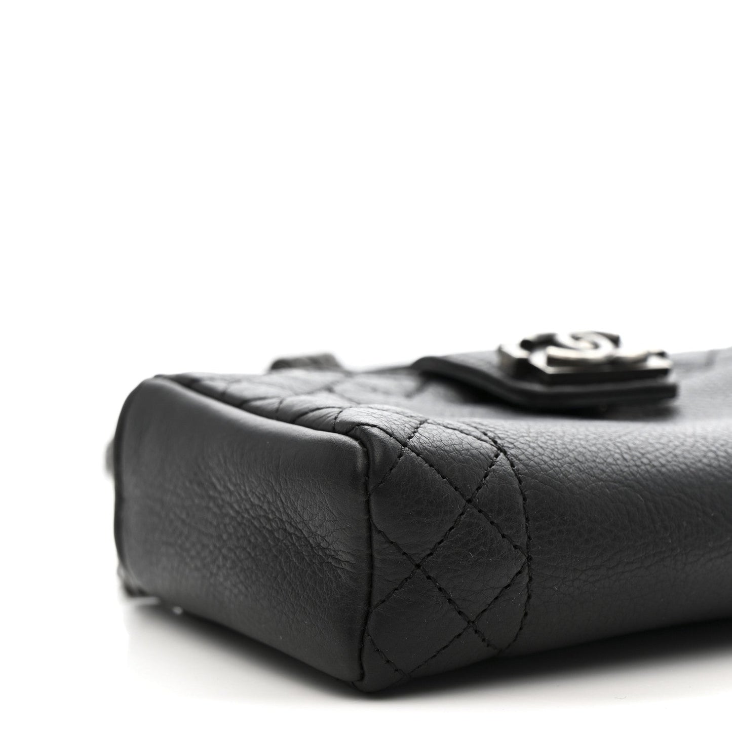 Calfskin Boy Reverso Mini Pochette Black