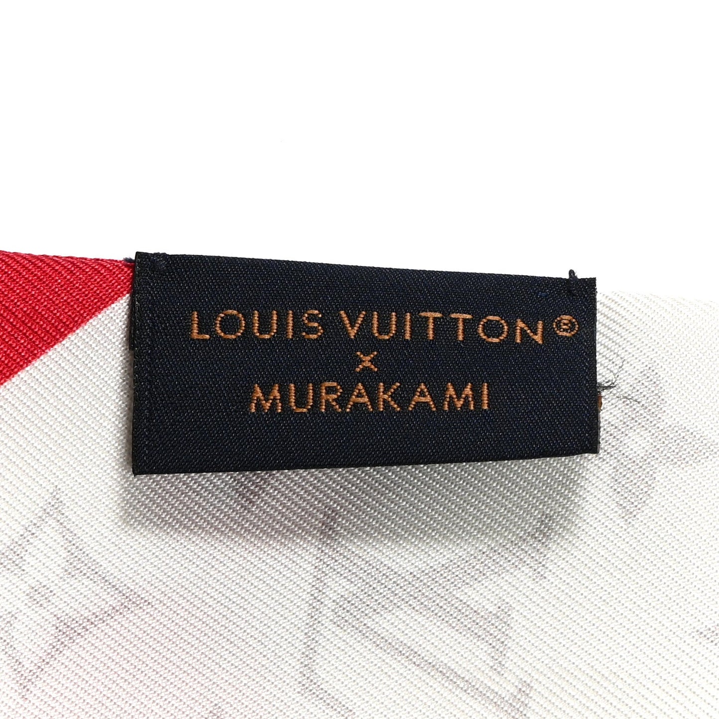 LV X TM Silk Monogram Cerises Bandeau White