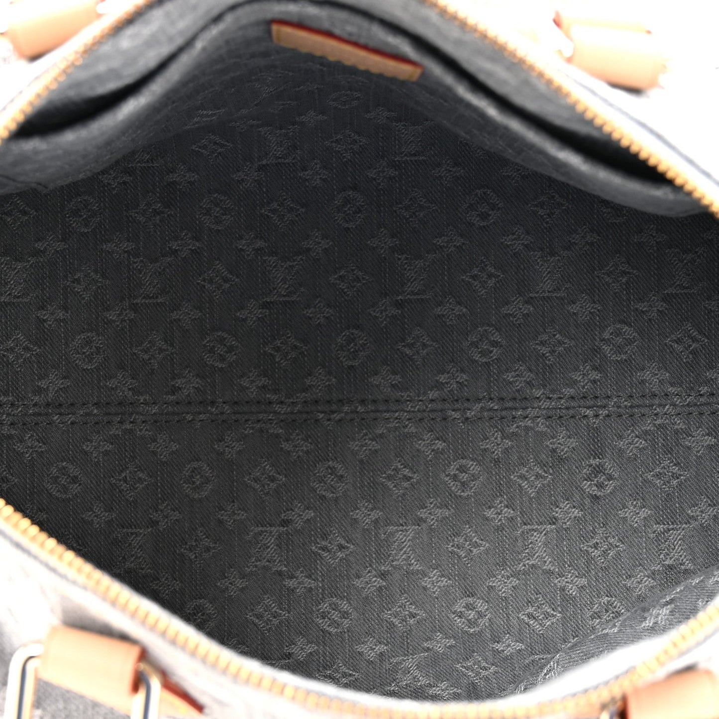Monogram Denim Speedy Soft 30 Washed Gray