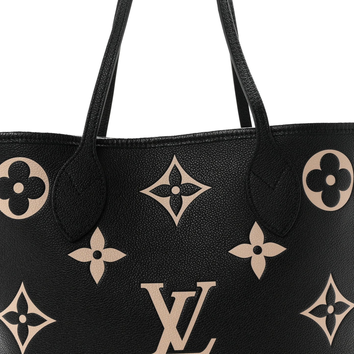 Empreinte Monogram Giant Neverfull MM Black Beige