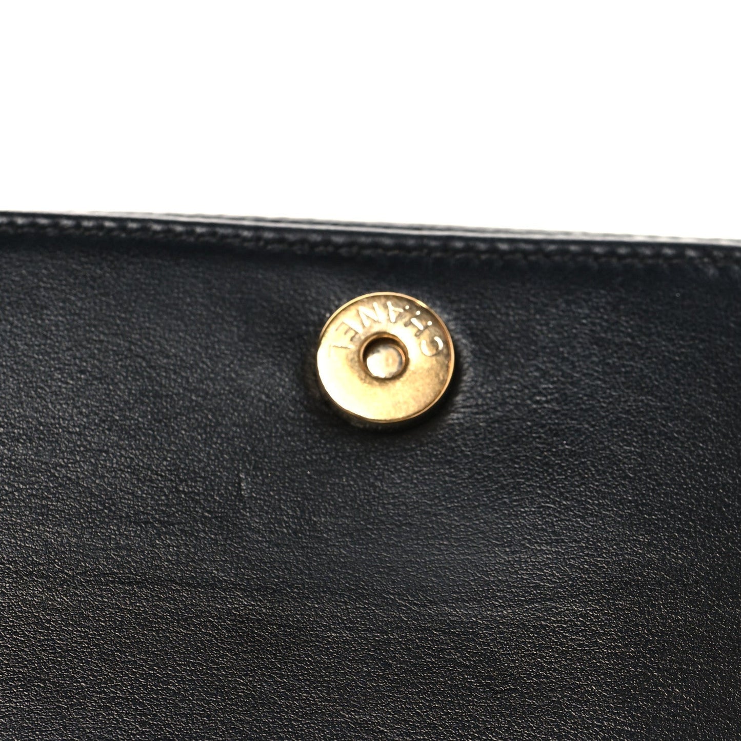 Caviar Quilted Boy Wallet On Chain WOC Black