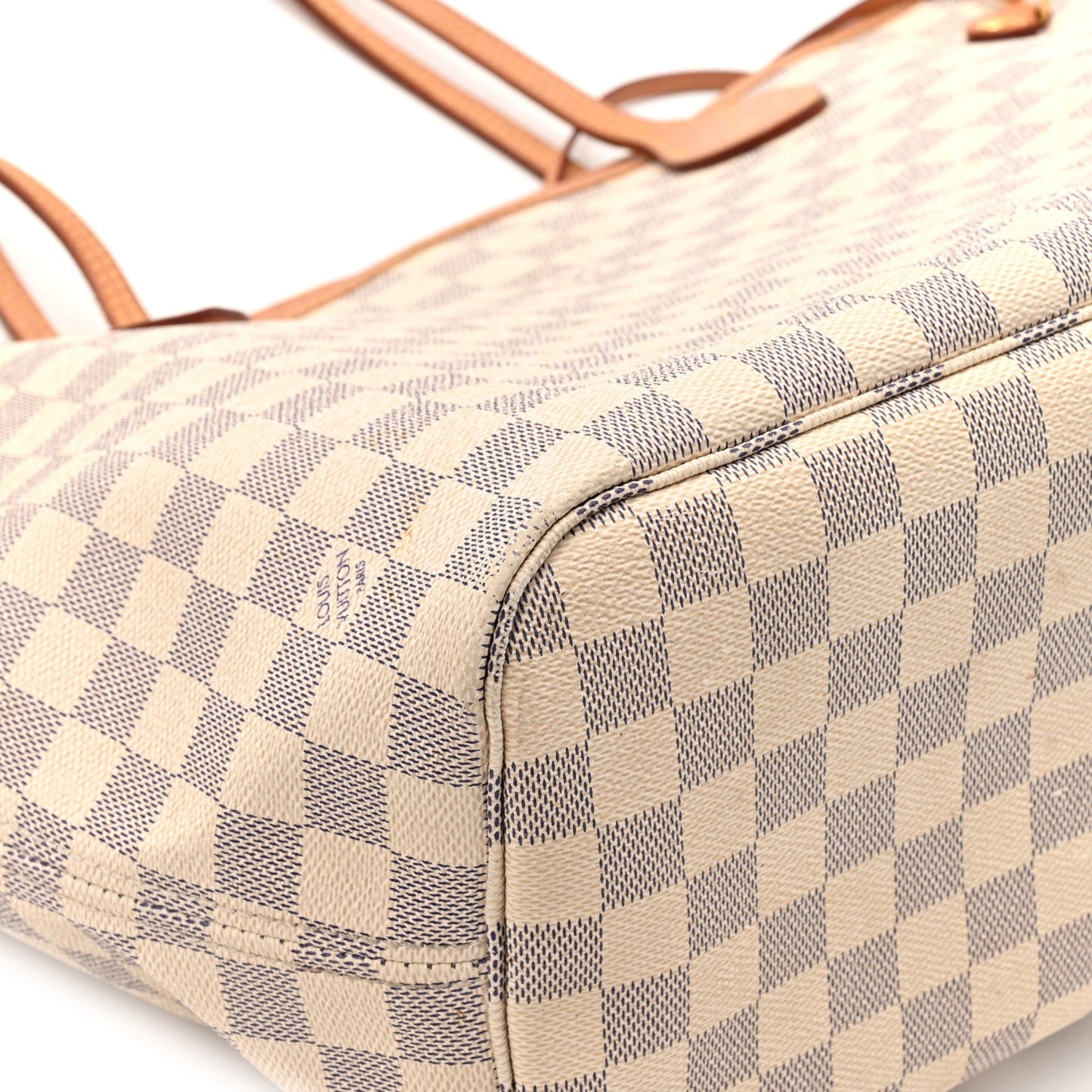 Damier Azur Neo Neverfull MM Rose Ballerine