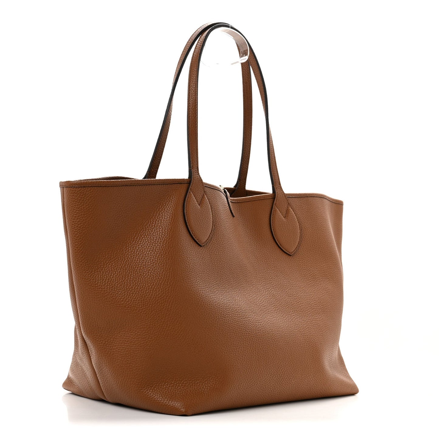 Grained Calfskin Monogram Large Totissima Reversible Tote Brown
