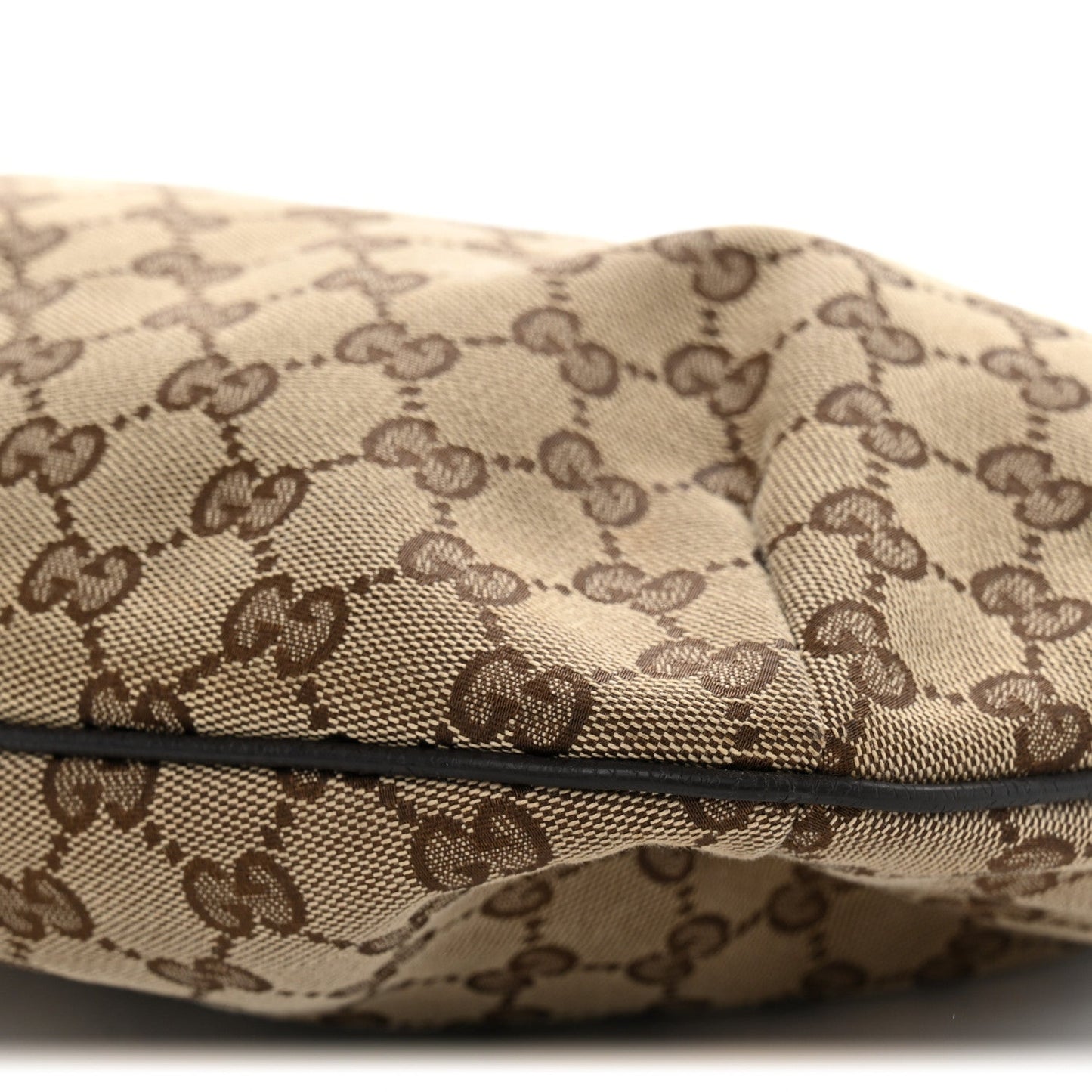 Monogram Medium Half Moon Hobo Dark Brown