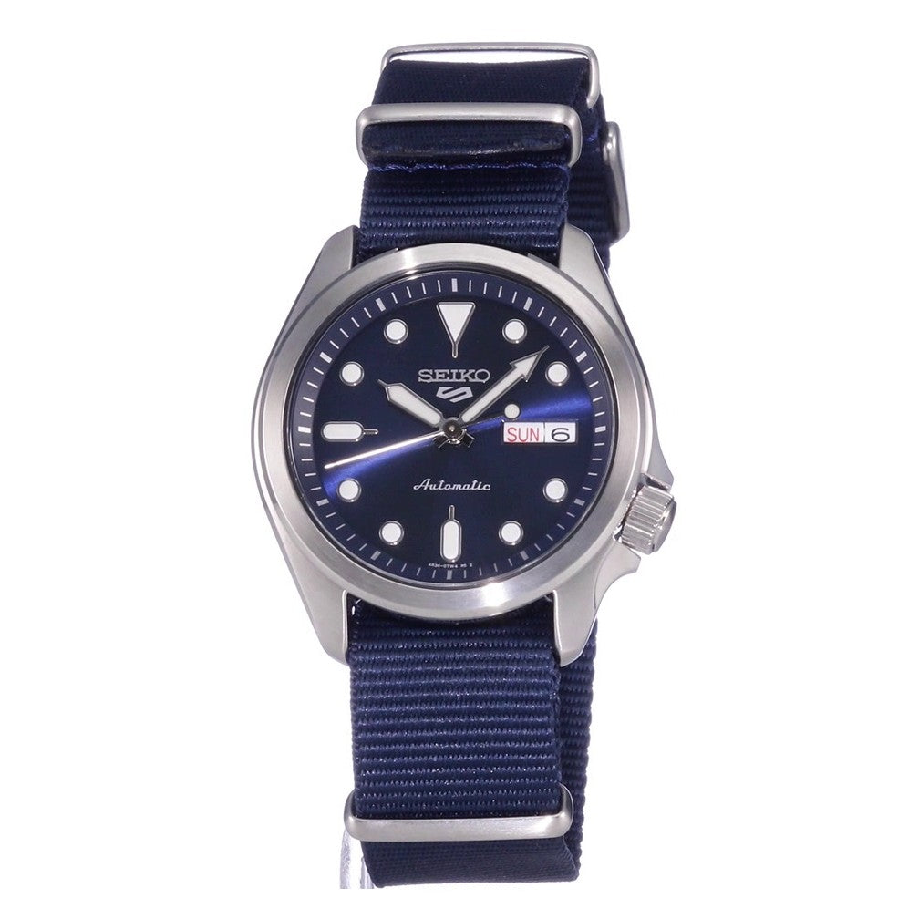 Seiko Men's SRPE63K1 5 Sport Day Date Blue Dial Watch