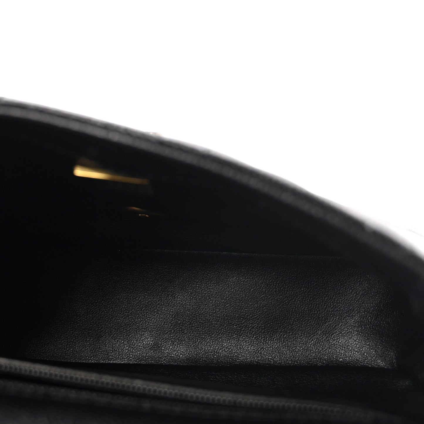 Caviar Quilted Mini Sweetheart Flap Black