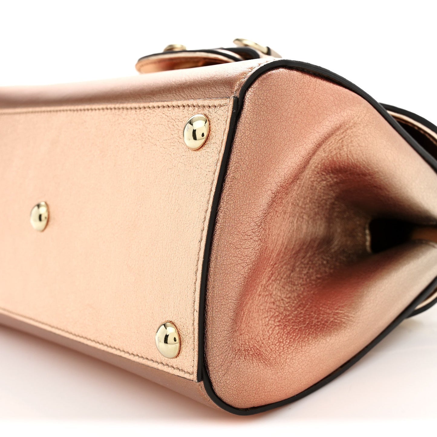 Metallic Mini Horsebit 1955 Top Handle Flap Bag Multicolor