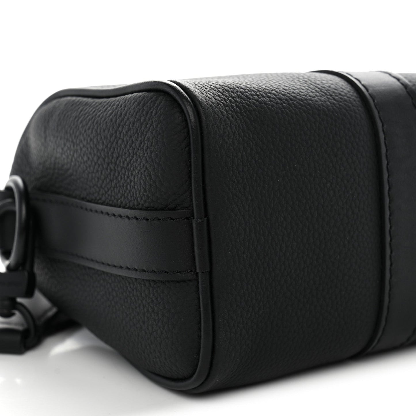 Grained Calfskin Aerogram Keepall XS Black