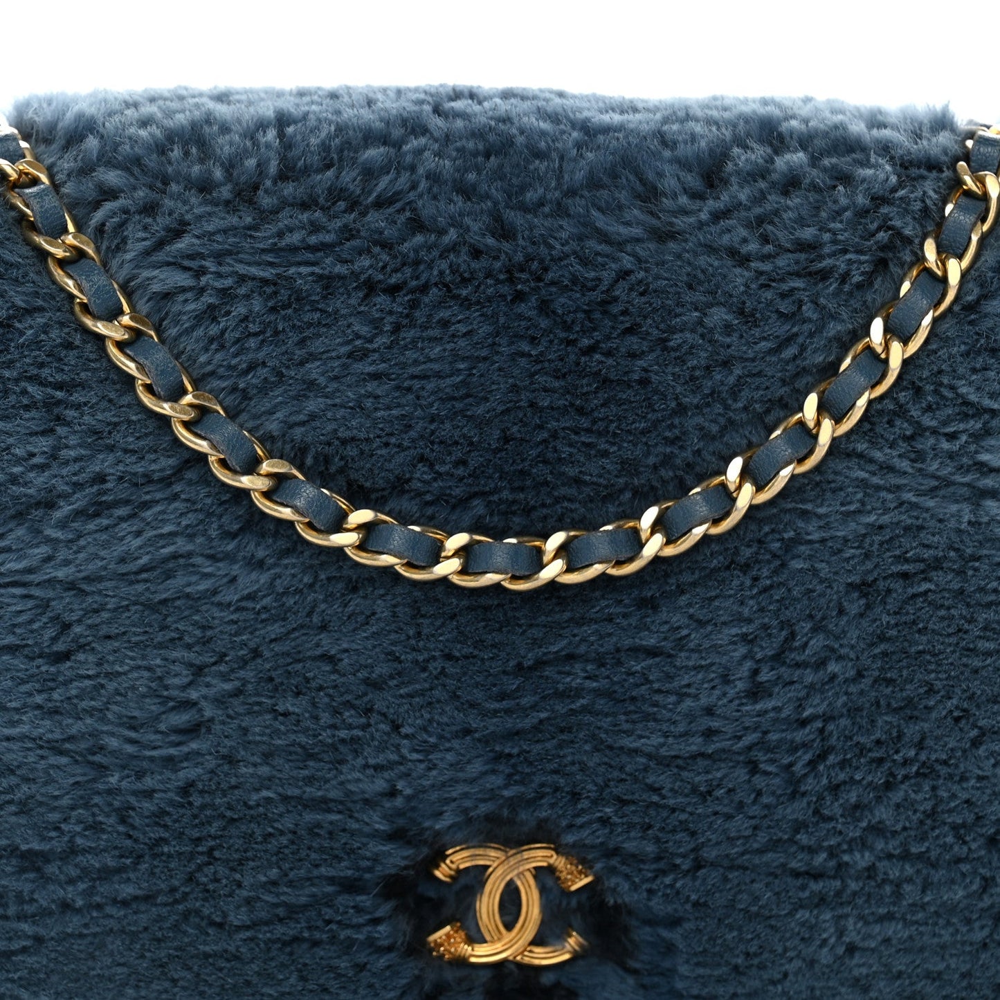 Rabbit Fur Wallet On Chain WOC Blue