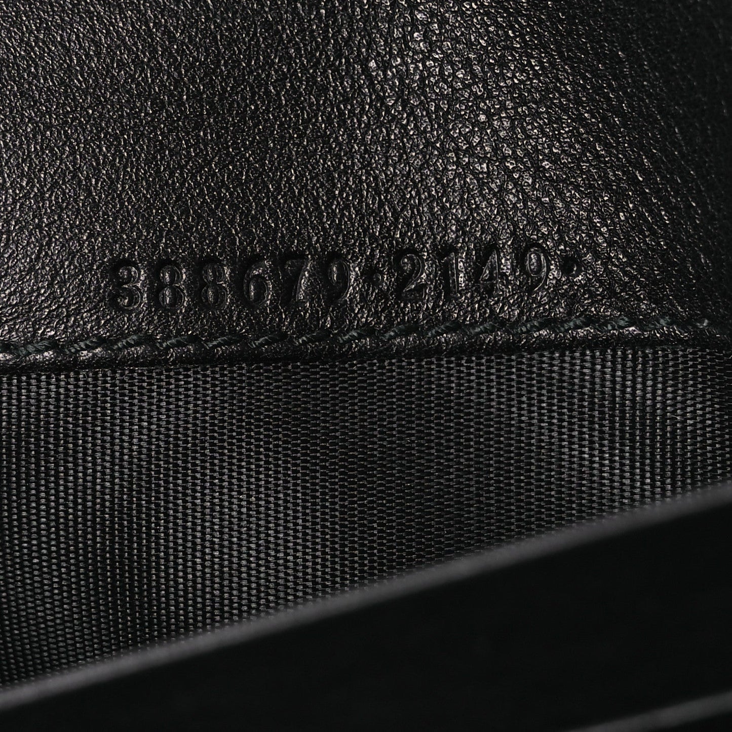 Microguccissima Bow Continental Wallet Black