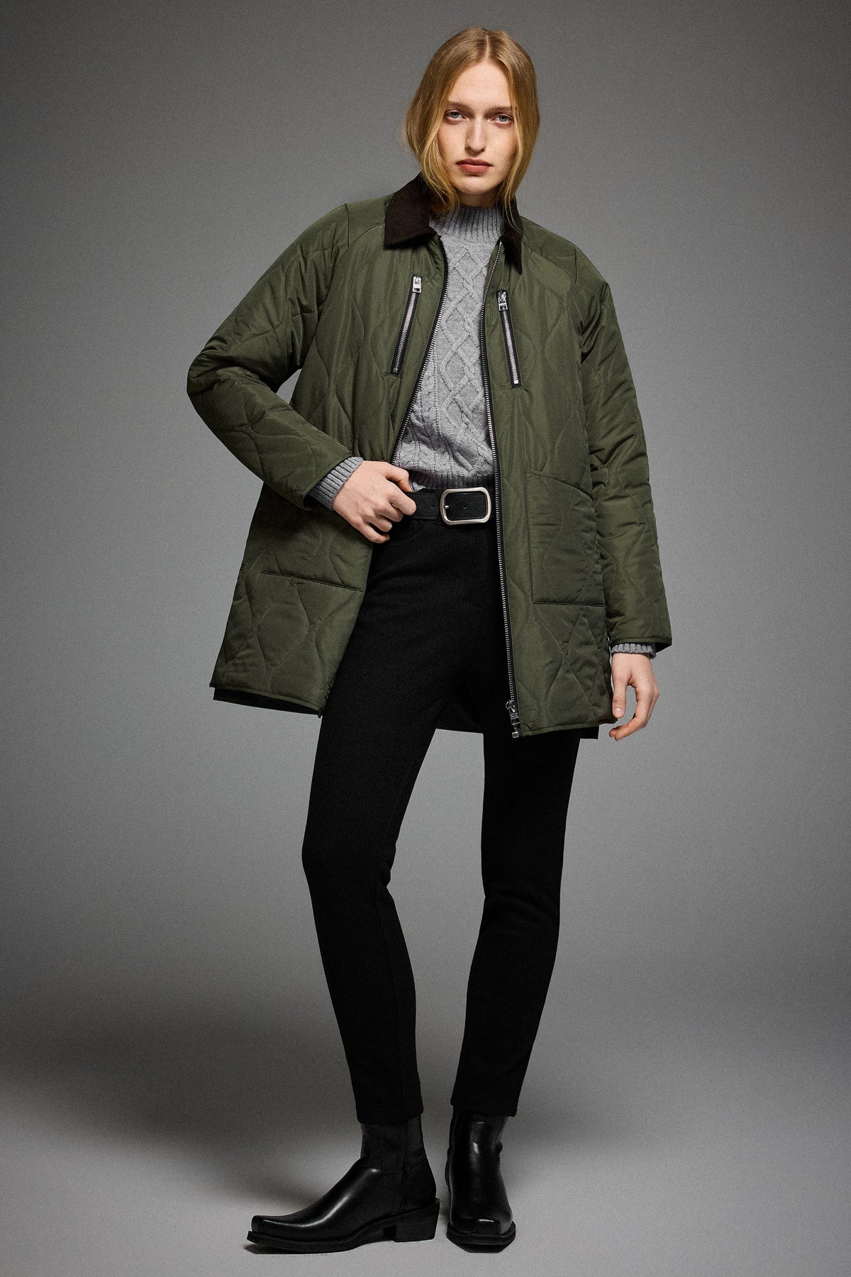 092 Universe® Lightweight Jacket with Corduroy Collar