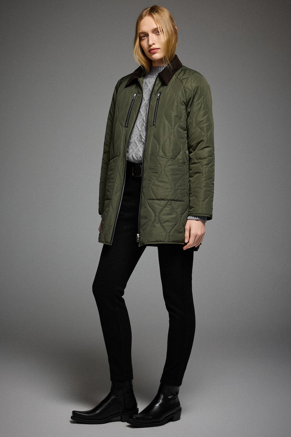 092 Universe® Lightweight Jacket with Corduroy Collar