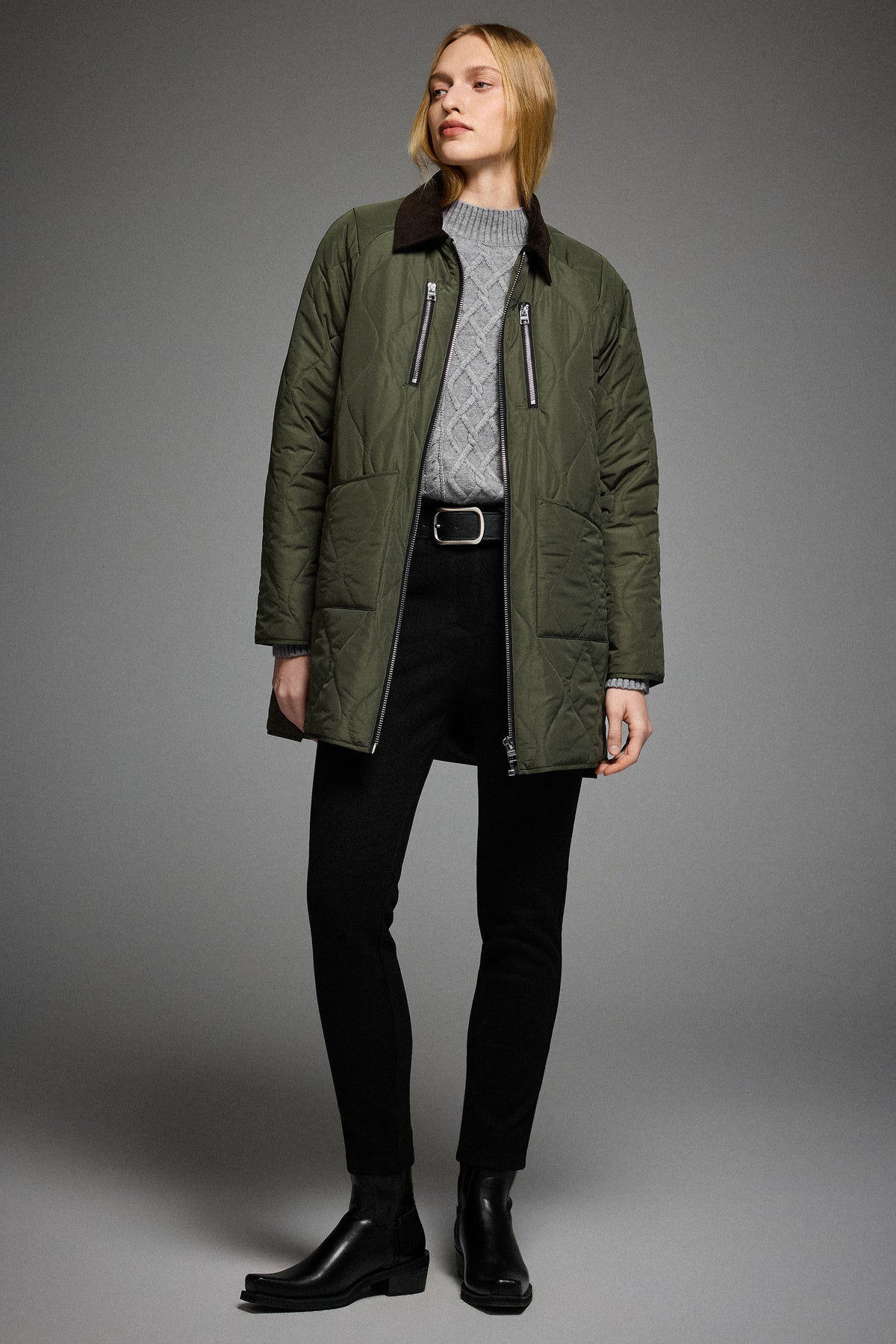 092 Universe® Lightweight Jacket with Corduroy Collar